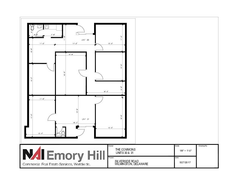 PRICE REDUCTION ! Own Your Own Office! Invest!: 3523 & 3524 Silverside Road, Wilmington, DE 19810